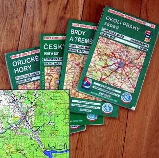 Czech Walking Maps